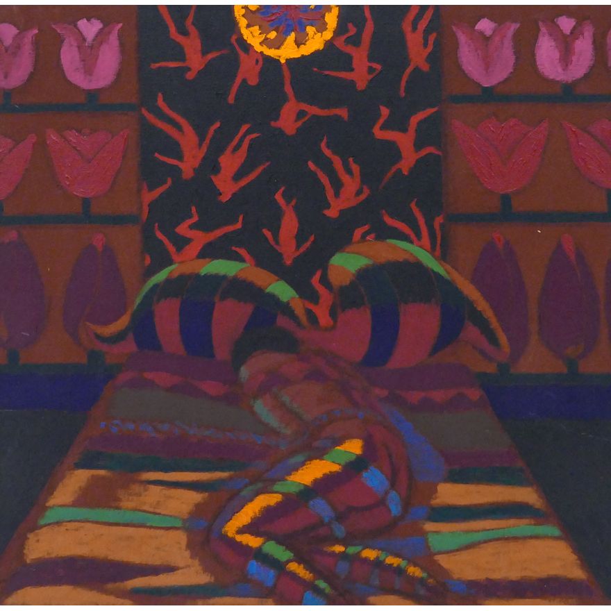 Jack McLarty ''Leg Room'' 1982 Acrylic