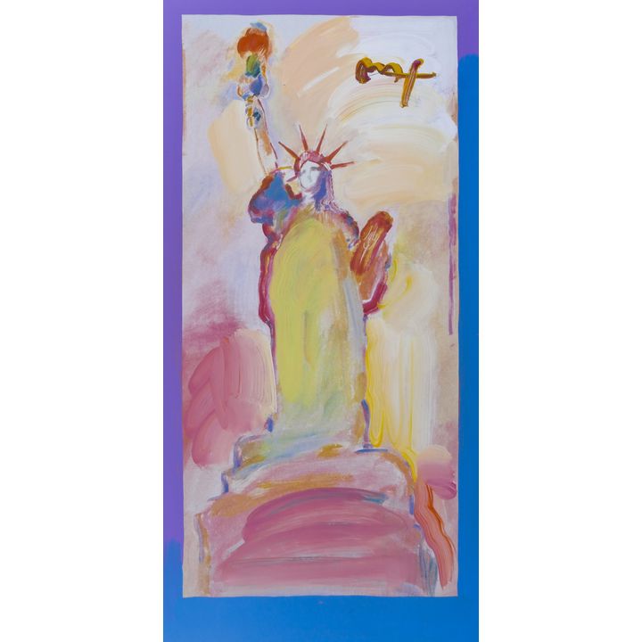 Peter Max ''Statue of Liberty'' 2010 Acrylic