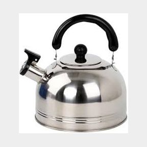 4 Litre Stainless Steel Kitchen Whistle Stove Top Kettle - Silver - Bar 9902051234841-51748/4039