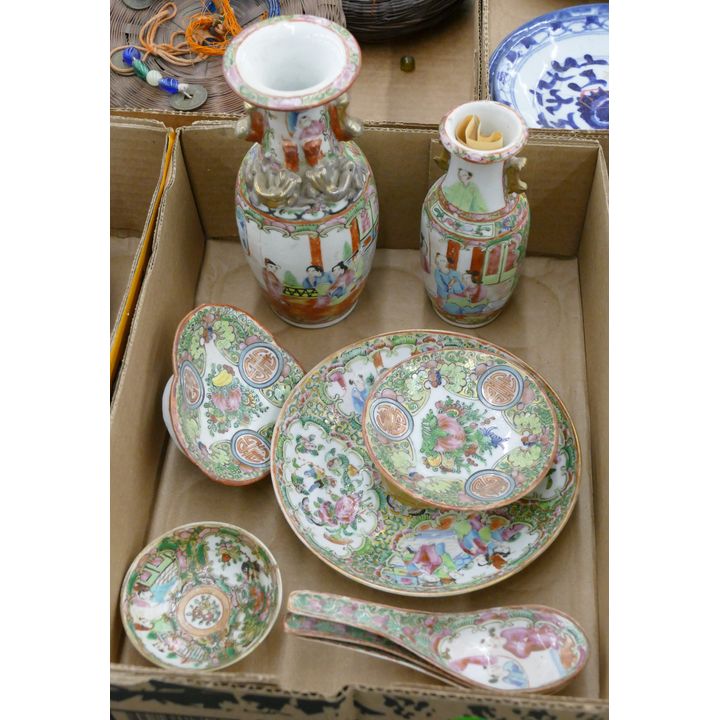 Box Old Chinese Rose Medallion