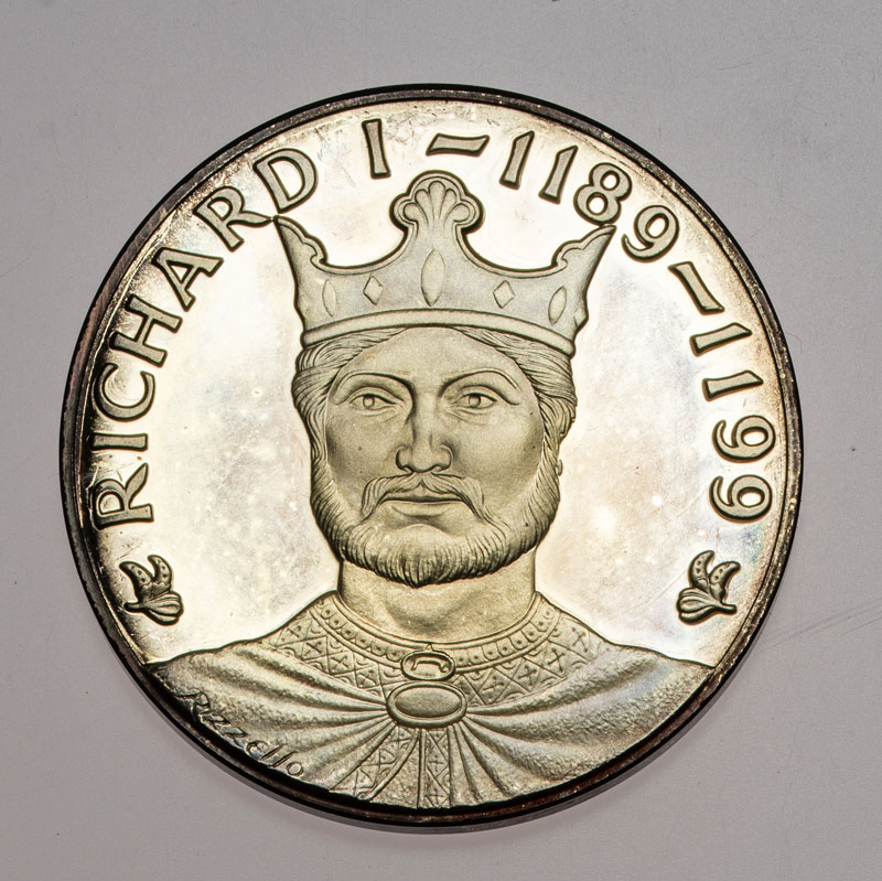 英国-Great Britain. プルーフ. Proof. リチャード1世像(獅子心王) (在