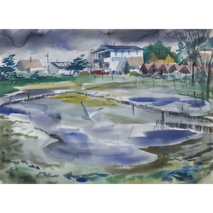 Jess Cauthorn ''Bush Point, Whidbey Island'' 1950