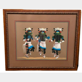 Original Hopi Painting By Raymond Naha