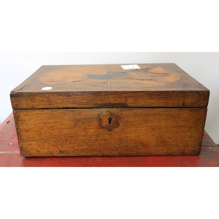 A VICTORIAN WRITING BOX.