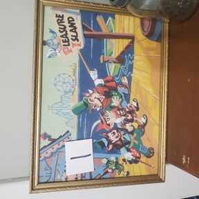 Disney Pinnochio Pleasure Island framed artwork