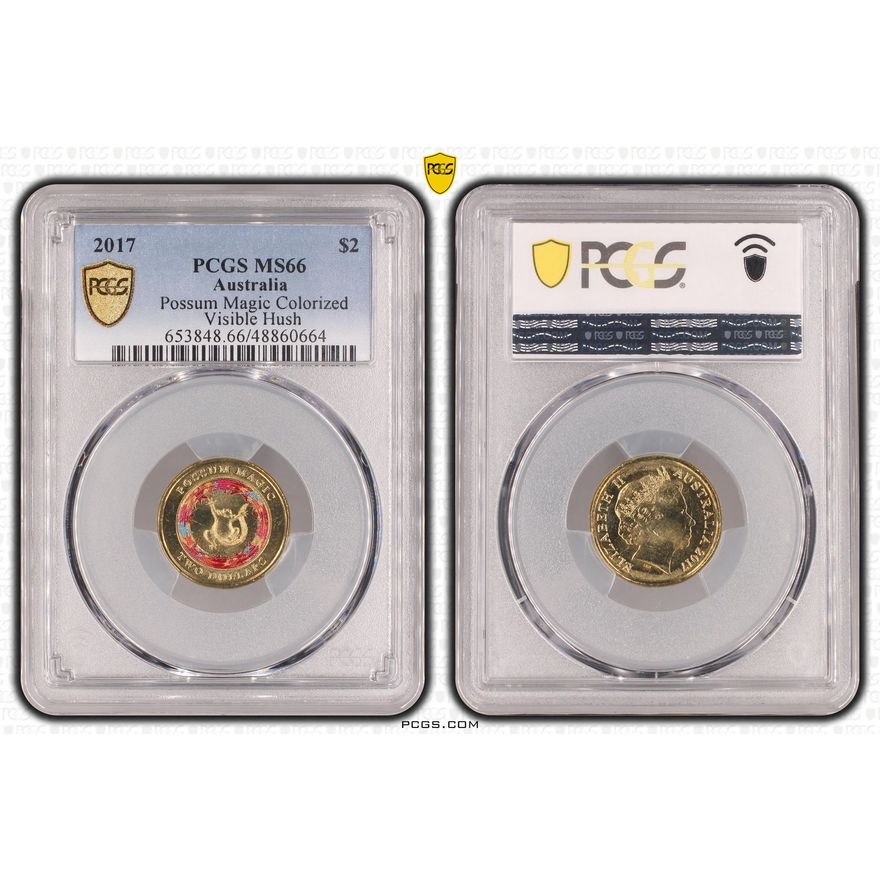 Possum Magic - Visible Hush, Two Dollar, 2017, PCGS MS66