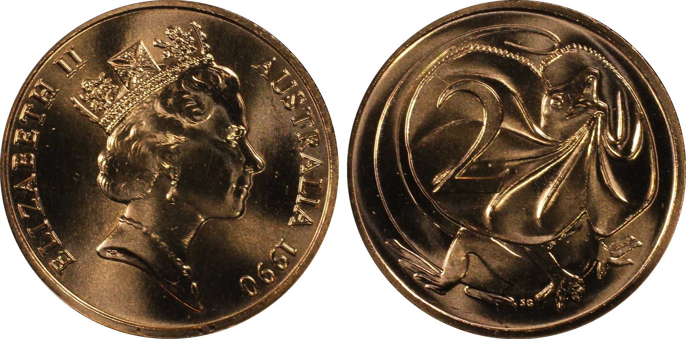 Two Cent, 1990, PCGS MS66RD