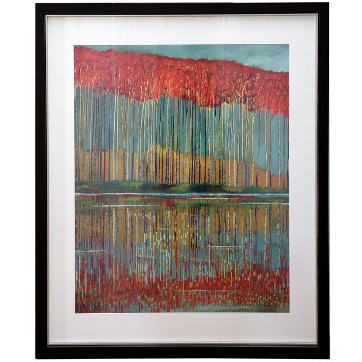 Unknown, Untitled (Autumn Scene by a Lake),