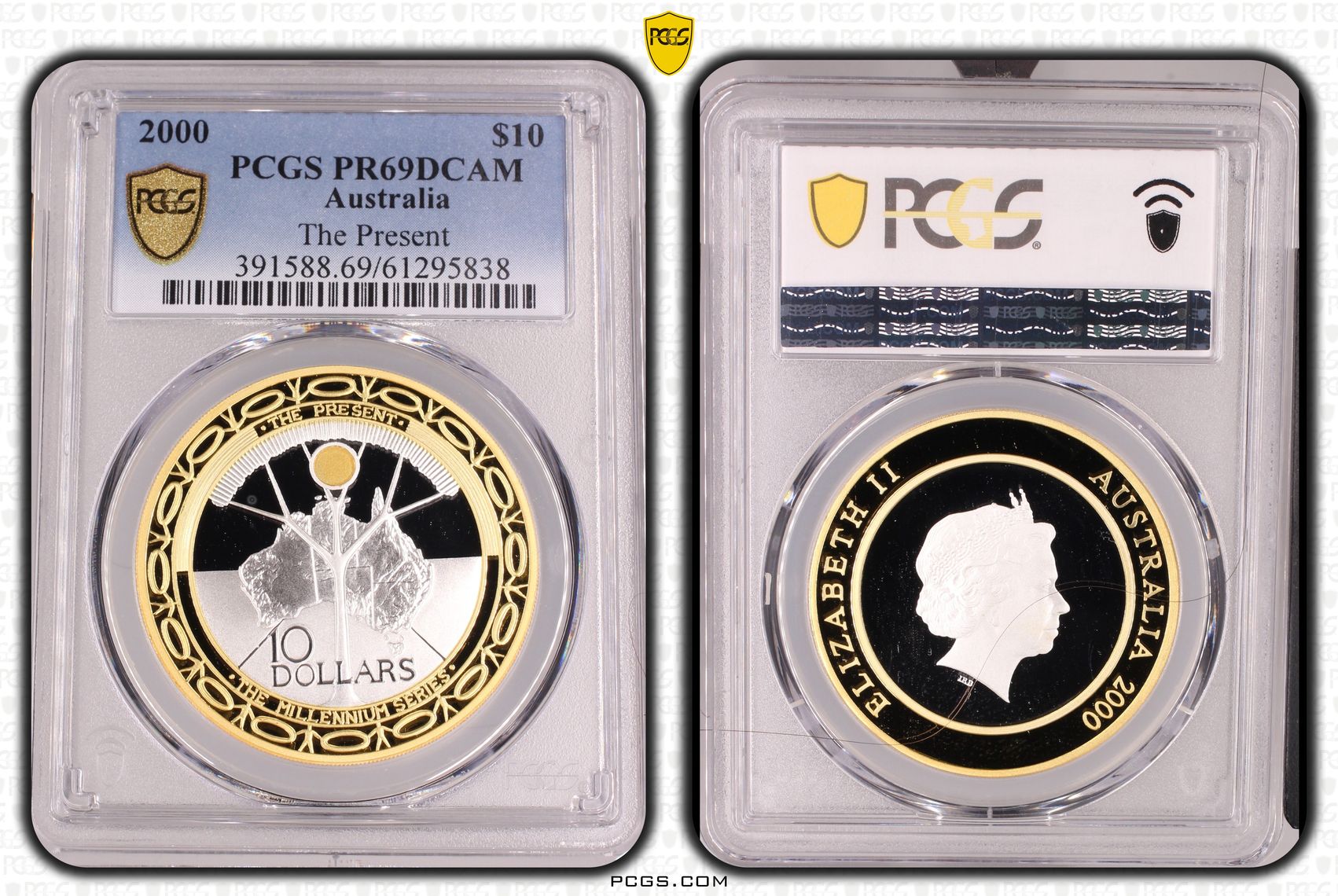 The Present, Ten Dollar, 2000, PCGS PR69DCAM