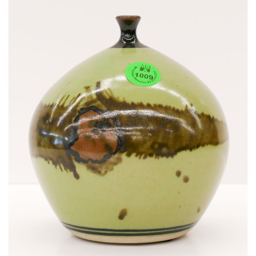 Tom Coleman Small Porcelain Weed Vase 5'' - Dated 1970