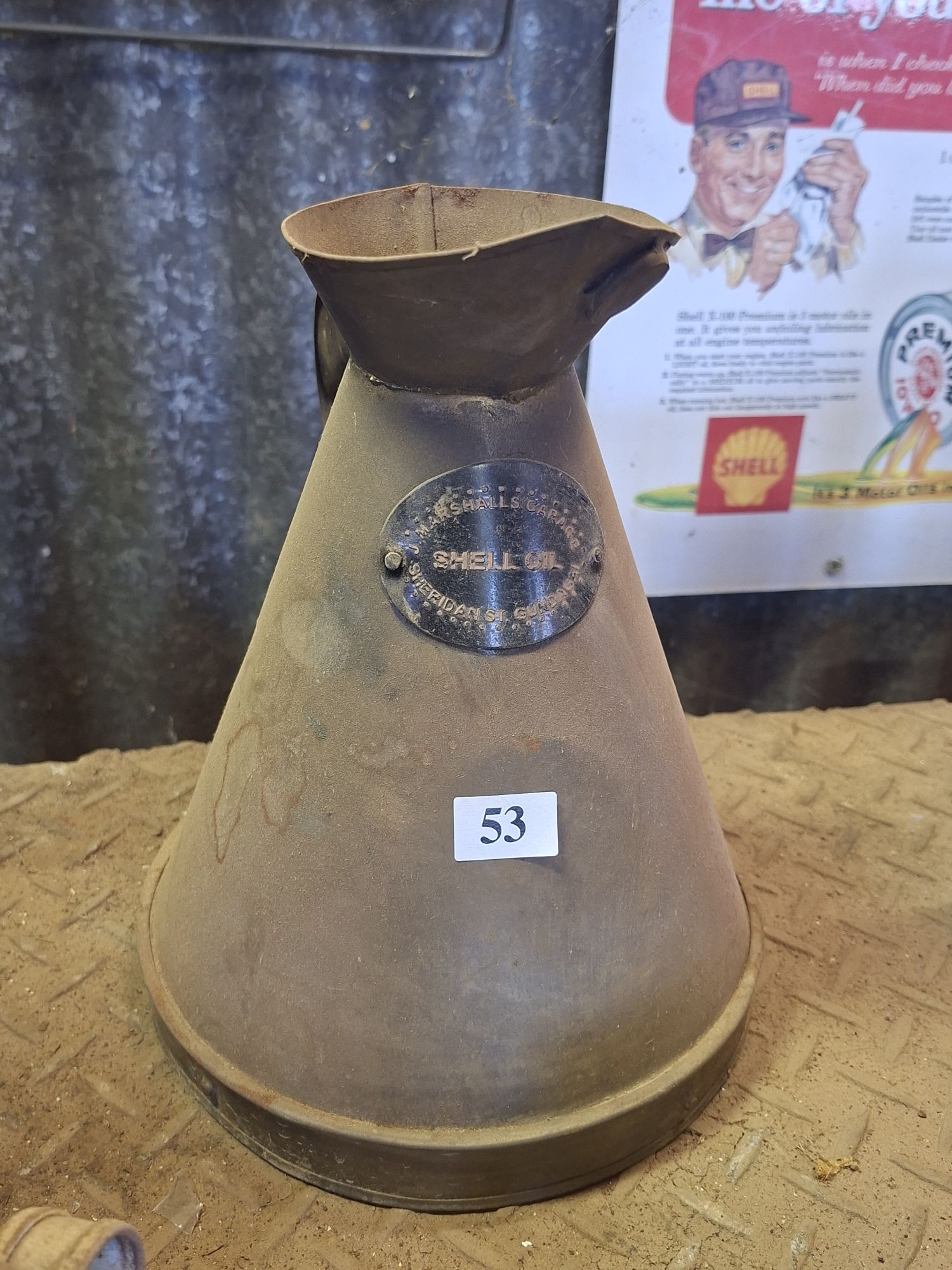 Vintage Brass Pourer
