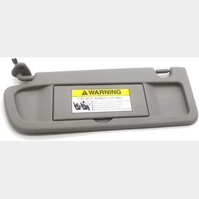 DRIVER LEFT SUN VISOR FP2017D FOR 2006 2007 2008 2009 2010 2011 HONDA CIVIC EX/LX/SEDAN/SI COUPE, 83280-SNA-A01ZA CLEAR GRAY