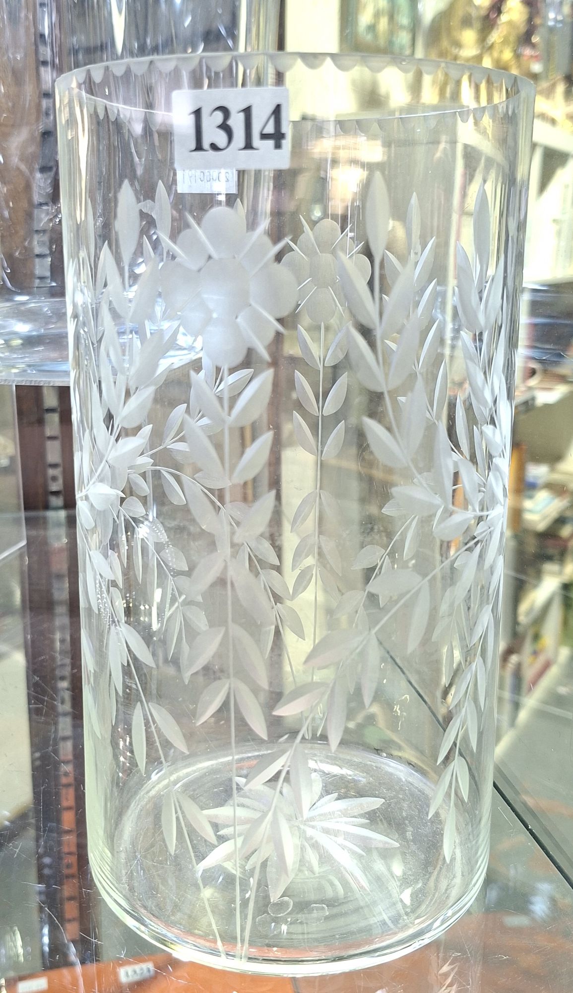1314 · ANTIQUE STORM LANTERN