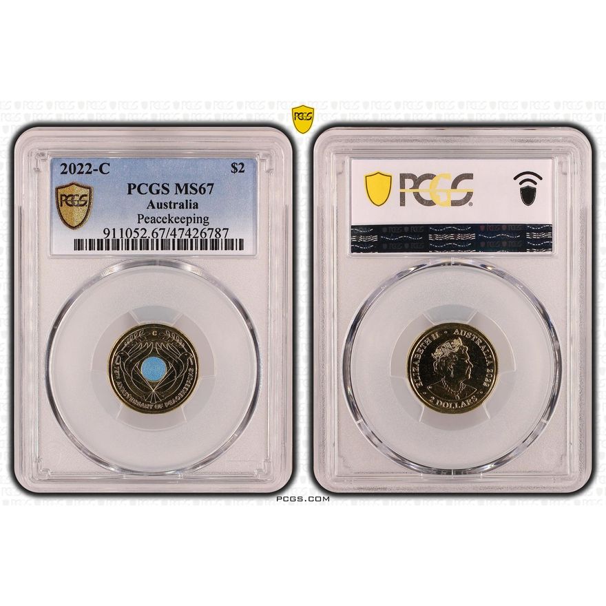 Peacekeeping Colorized, Two Dollar, 2022-C, PCGS MS67