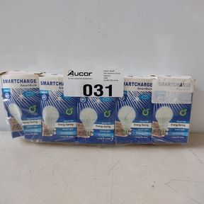 MEGA LOADSHEDDING RECHARGEABLE LED LIGHT BULB - COOL WHITE - 5 PACK