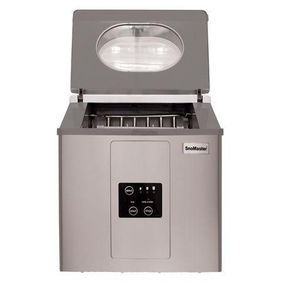 SnoMaster 15Kg Counter-Top Ice-Maker Stainless Steel|