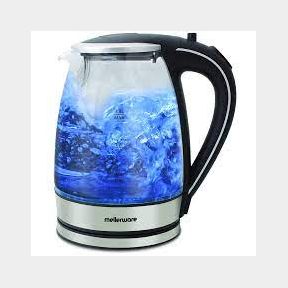 Mellerware Kettle 360 Degree Cordless Glass Silver 1.8L 2200W ''Azure''|USED