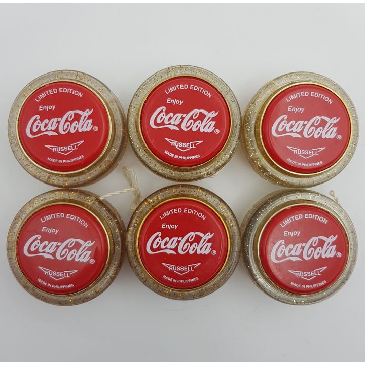 Russell Coca Cola Yo-Yo's (x6)
