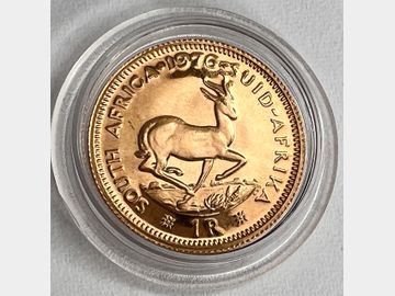1976 SOUTH AFRICA GOLD 1 RAND COIN