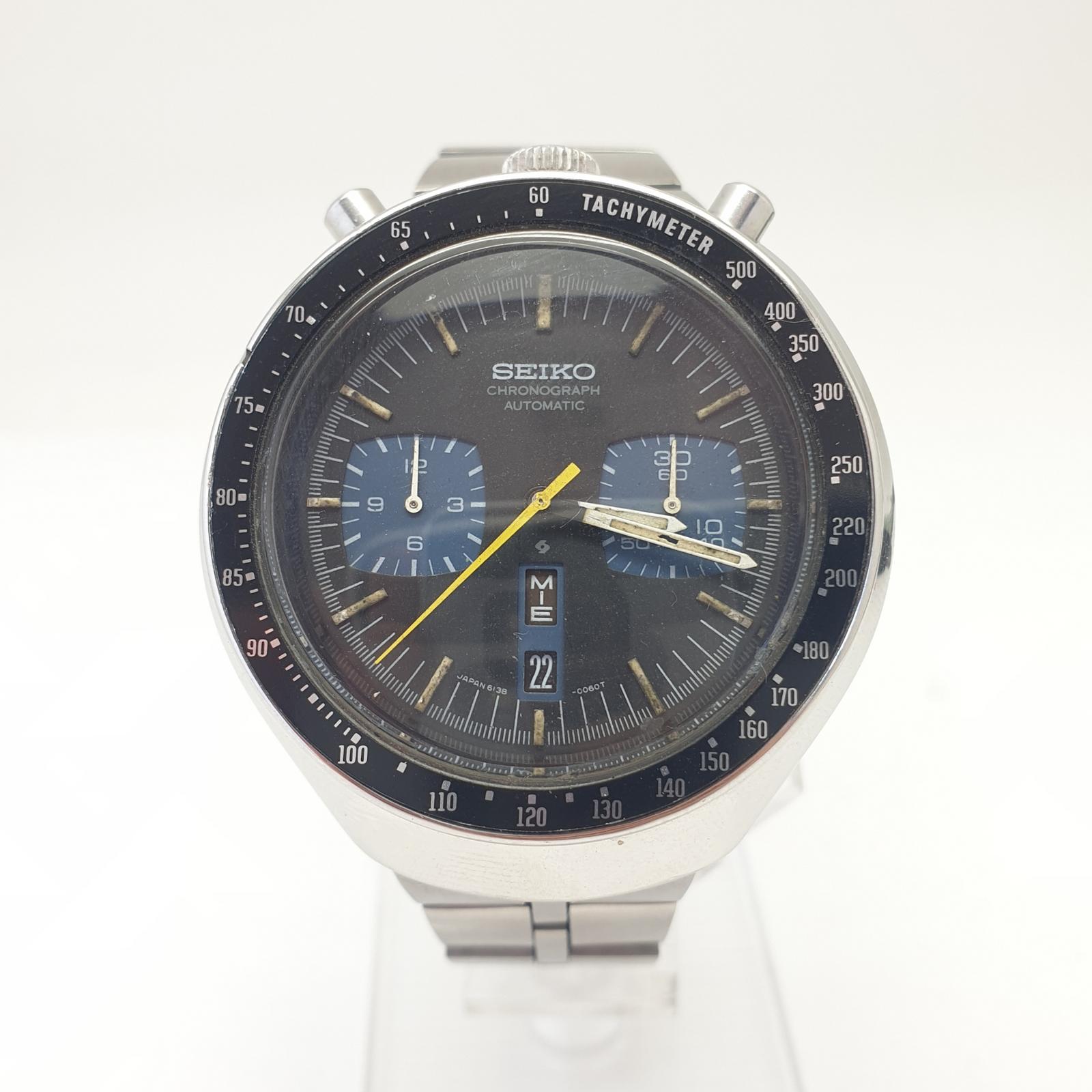 C1974 Seiko 'Bullhead' 6138-0040 Automatic Chronograph Watch | Kearns  Auctions