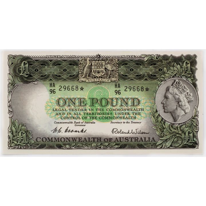 Coombs/Wilson, One Pound, 1953, aUNC