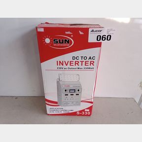 SUN SOLAR DC TO AC POWER INVERTER S-330 (330 WATTS) -