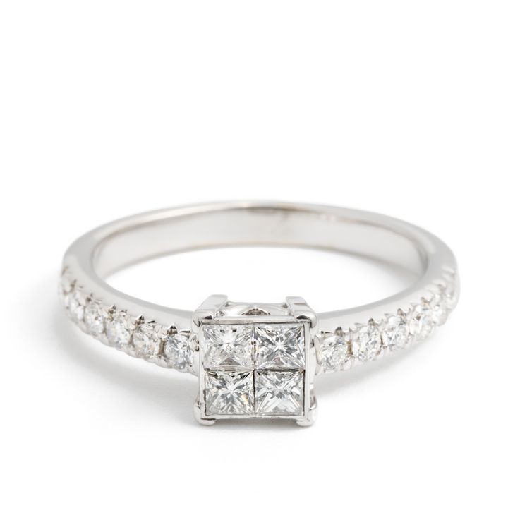 0.50 Carat Diamond 18ct Gold Ring
