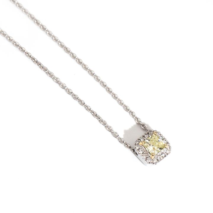 Certified Diamond Pendant & Chain