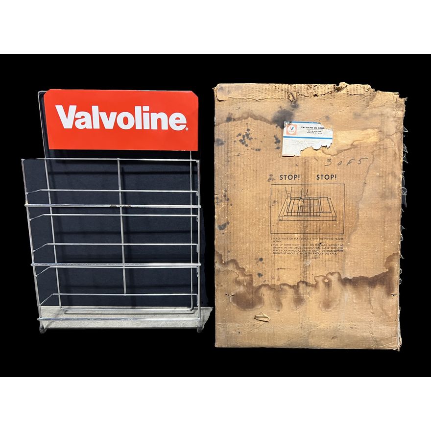 Valvoline Metal Can Display Rack In Box
