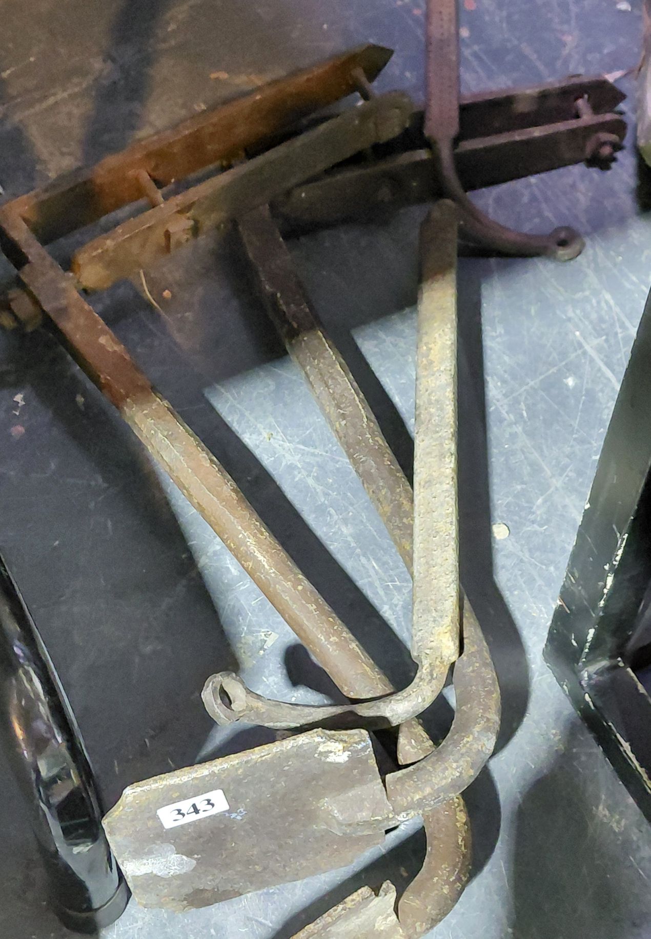 2 ANTIQUE CARRIAGE STEP UPS
