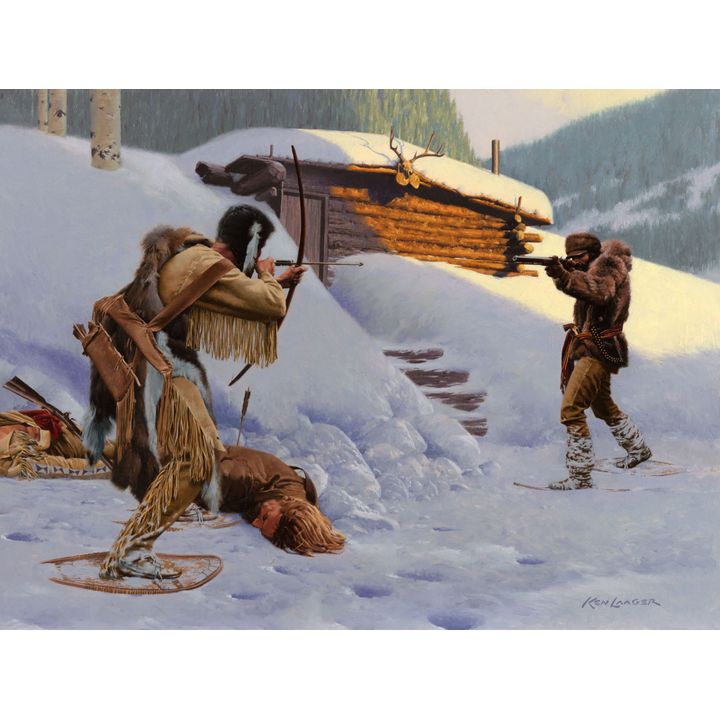 Ken Laager (1953-), Fight at the Cabin