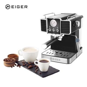 Eiger Romeo Series 2-Cup Espresso Machine with 15 Bar Italian Ulka Pump EG-SCEM02|