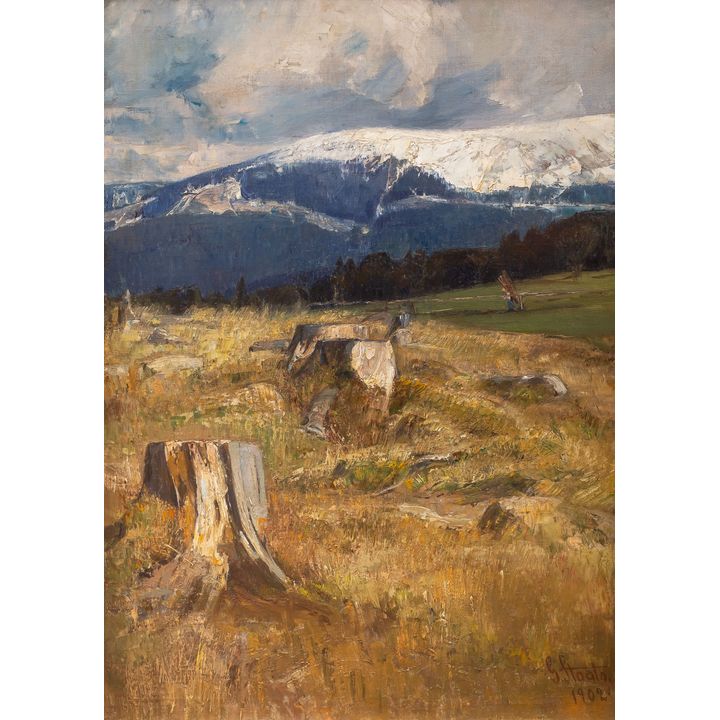 Gertrud Staats | Pejzaż górski, 1902 r.
