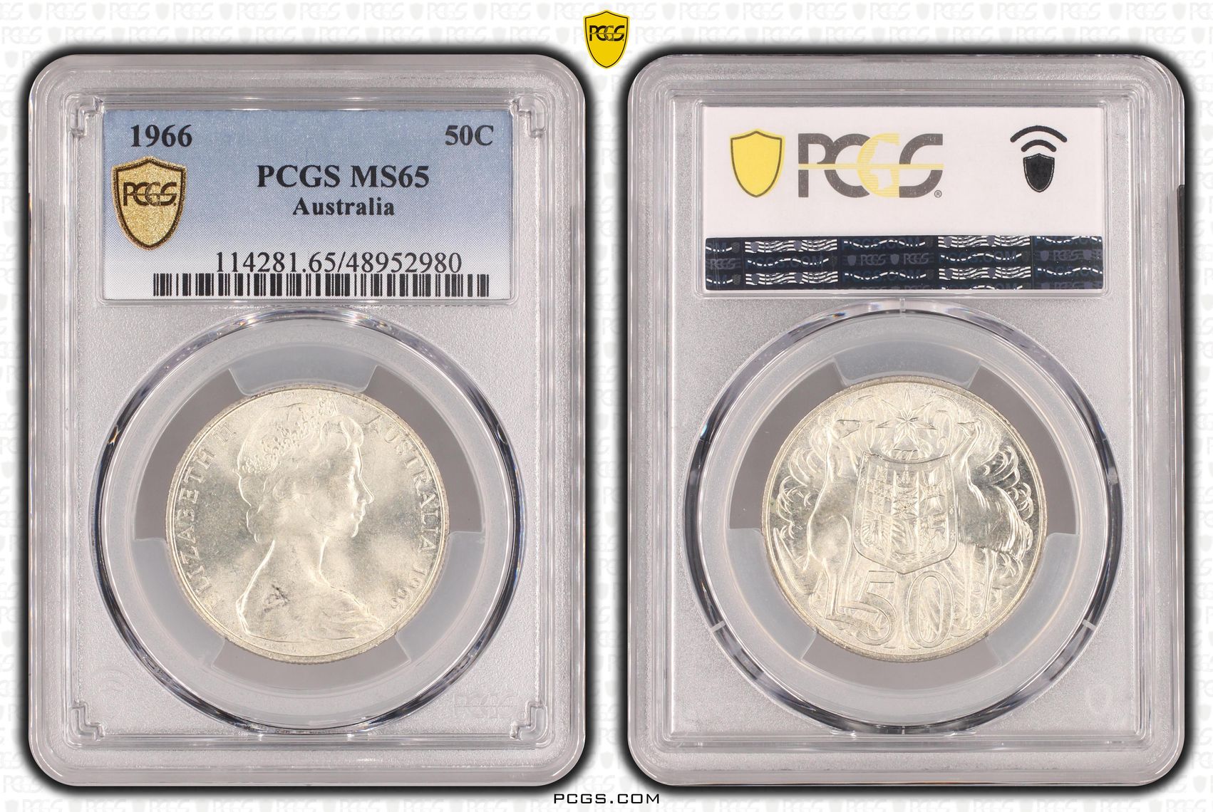 78 · Fifty Cent, 1966, PCGS MS65
