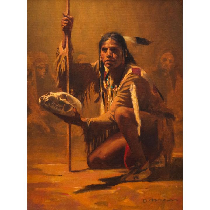 David Mann (1948-) Lakota Shaman