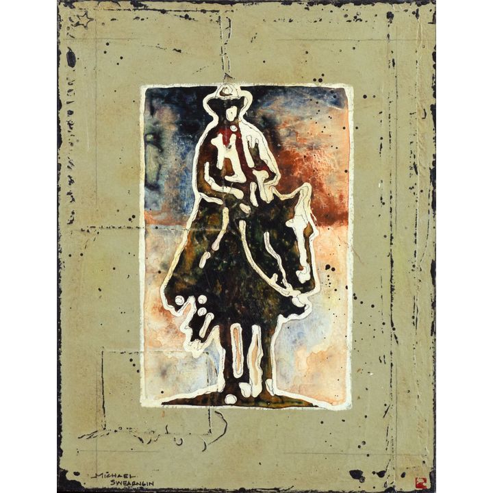 Michael Swearngin, (1959-) Spirit of the Cowboy and Spirit of the West (sold as a pair)