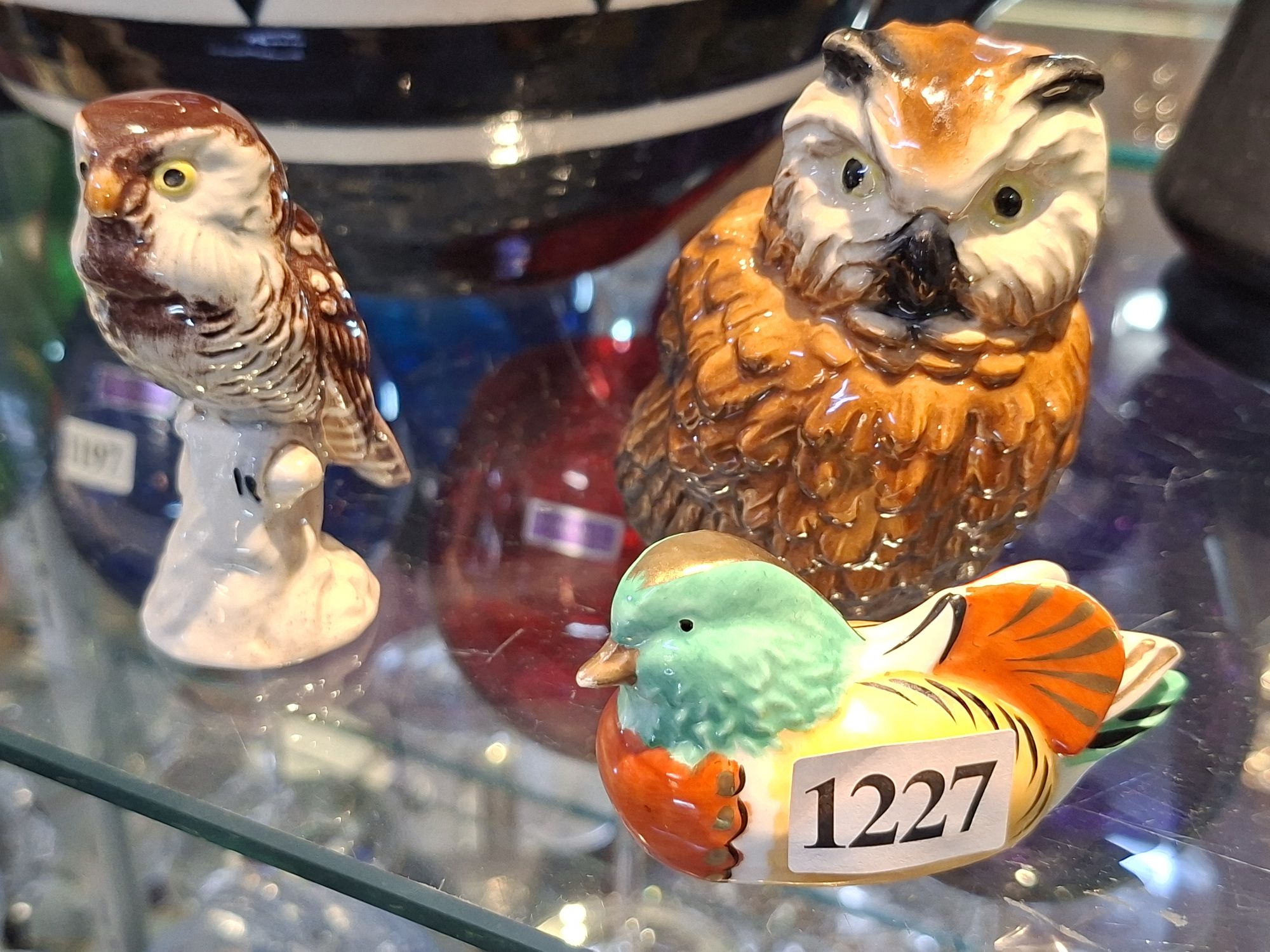 Goebel West Germany Owls And Duck