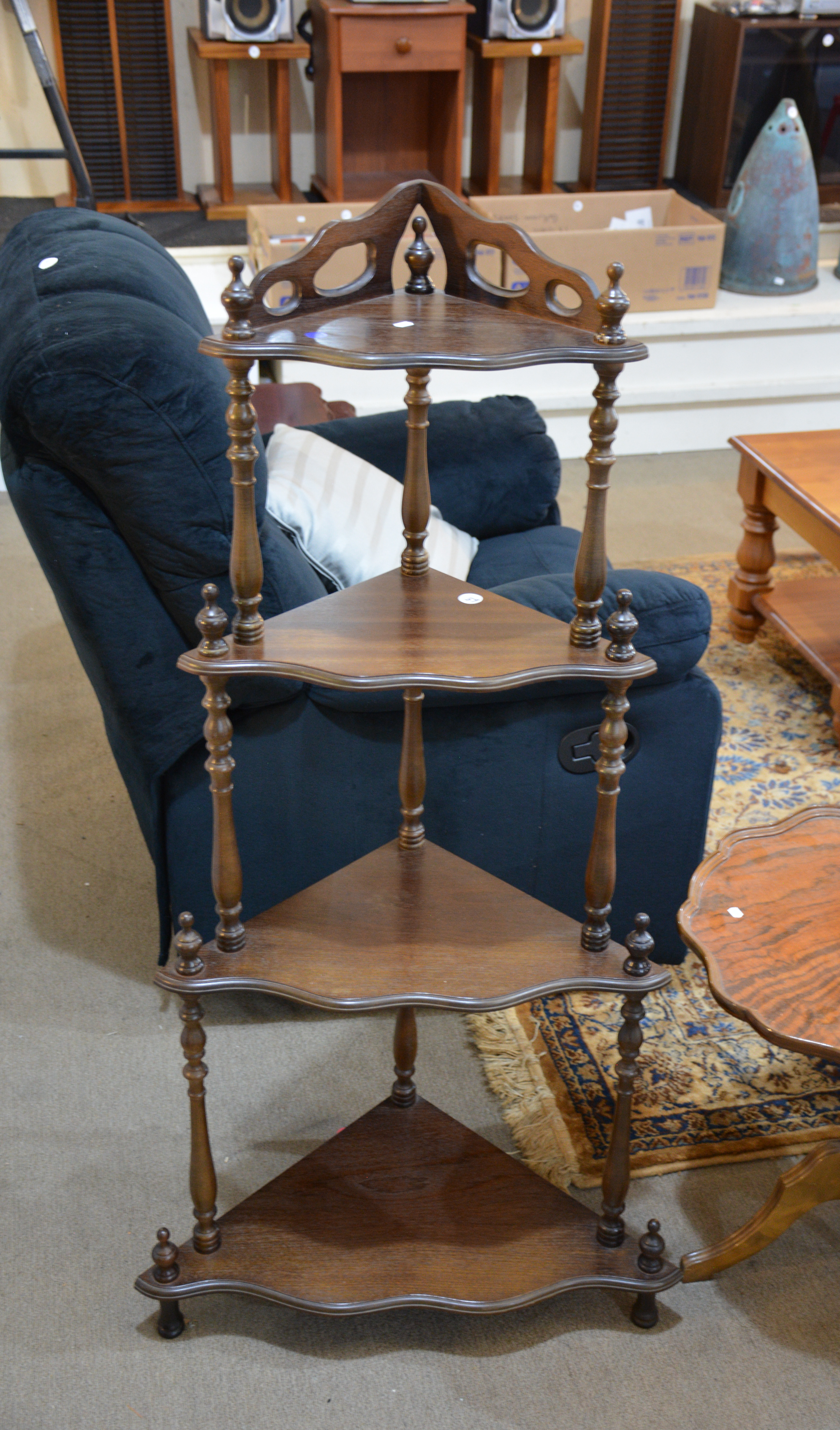 Wooden Corner What Not — NZ auction result