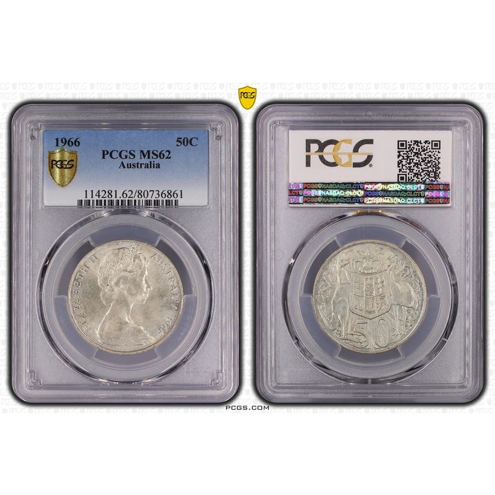 Fifty Cent, 1966, PCGS MS62