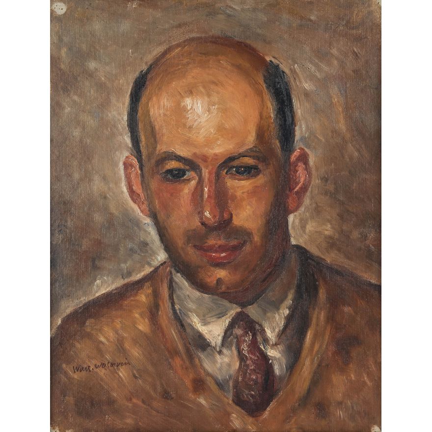 Wacław Wąsowicz | Portret prof. Mieczysława Wallisa, 1929 r.