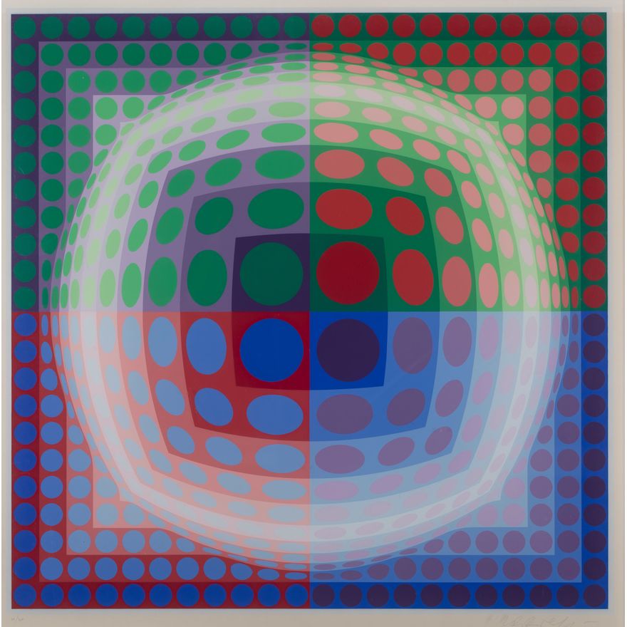 Victor Vasarely | Bez tytułu