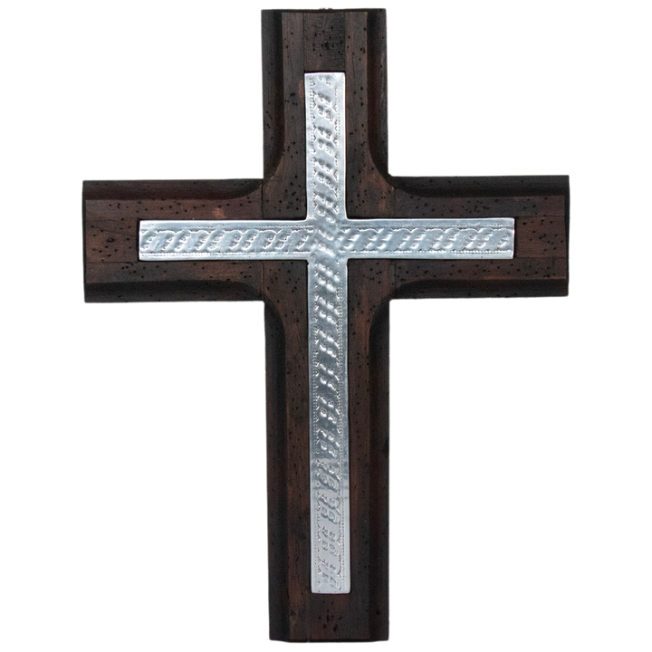 CRUZ DE MADERA ESTILO ANTIGUA