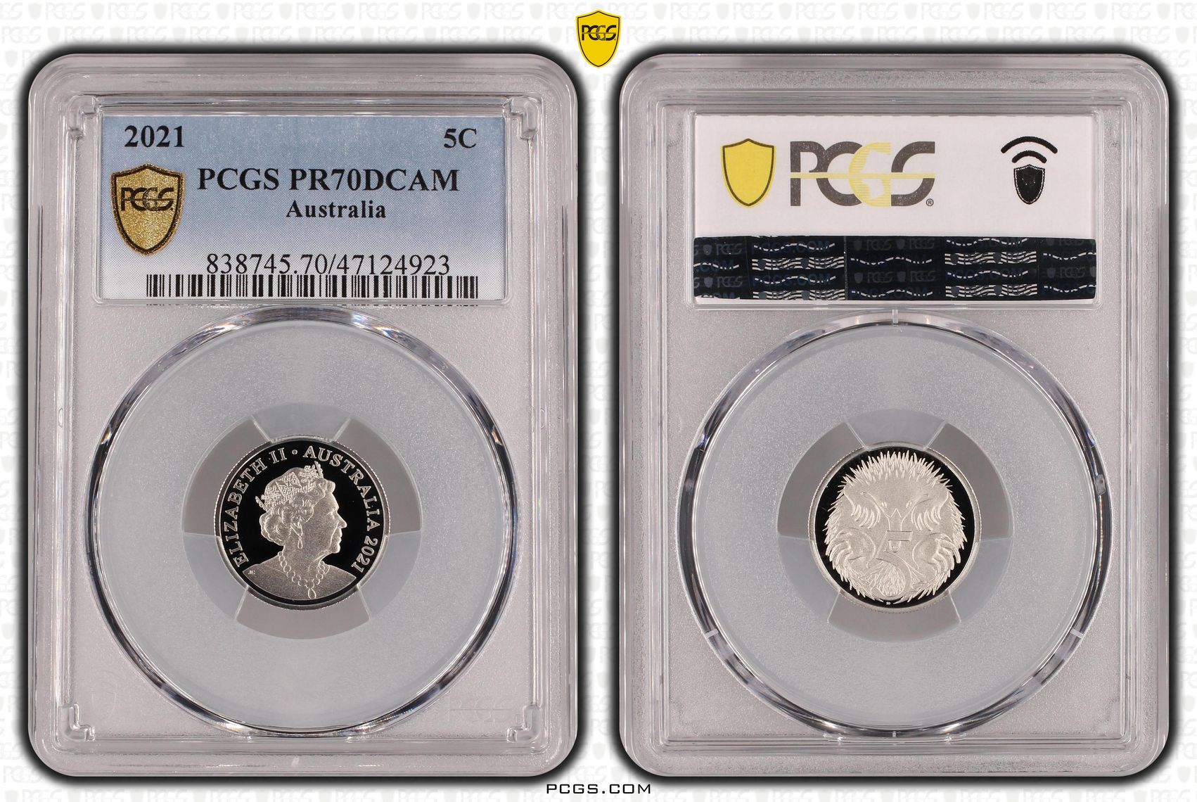 Five Cent, 2021, PCGS PR70DCAM