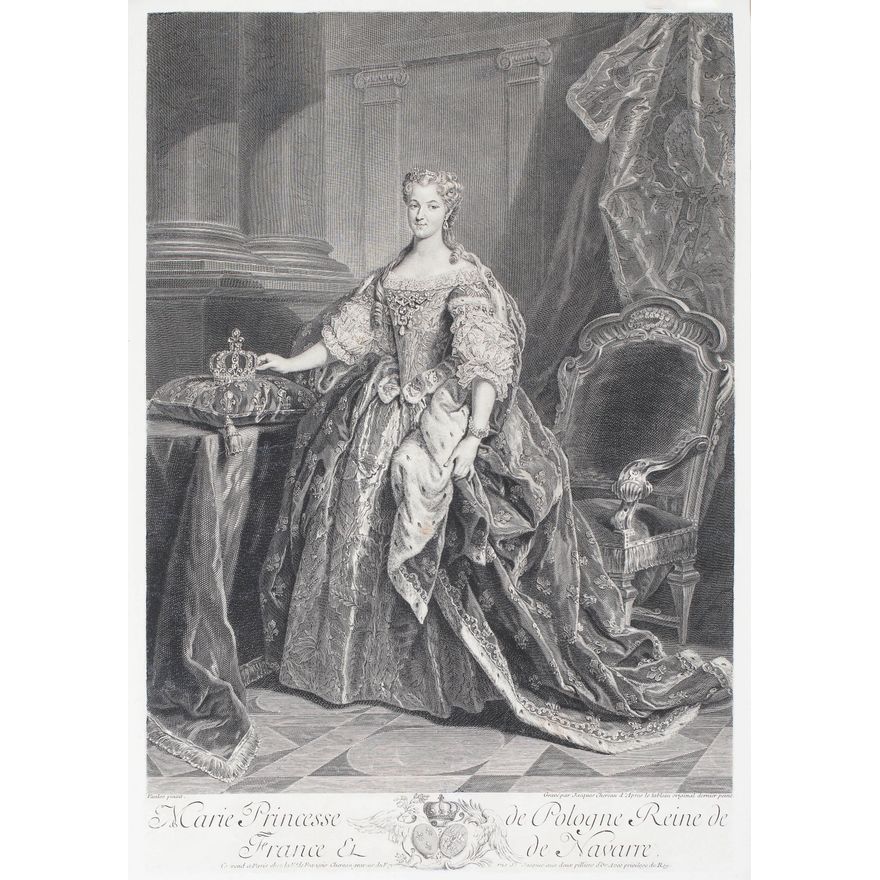 Jacques Chereau | Marie Princesse de Pologne Reine de France et de Navarre
