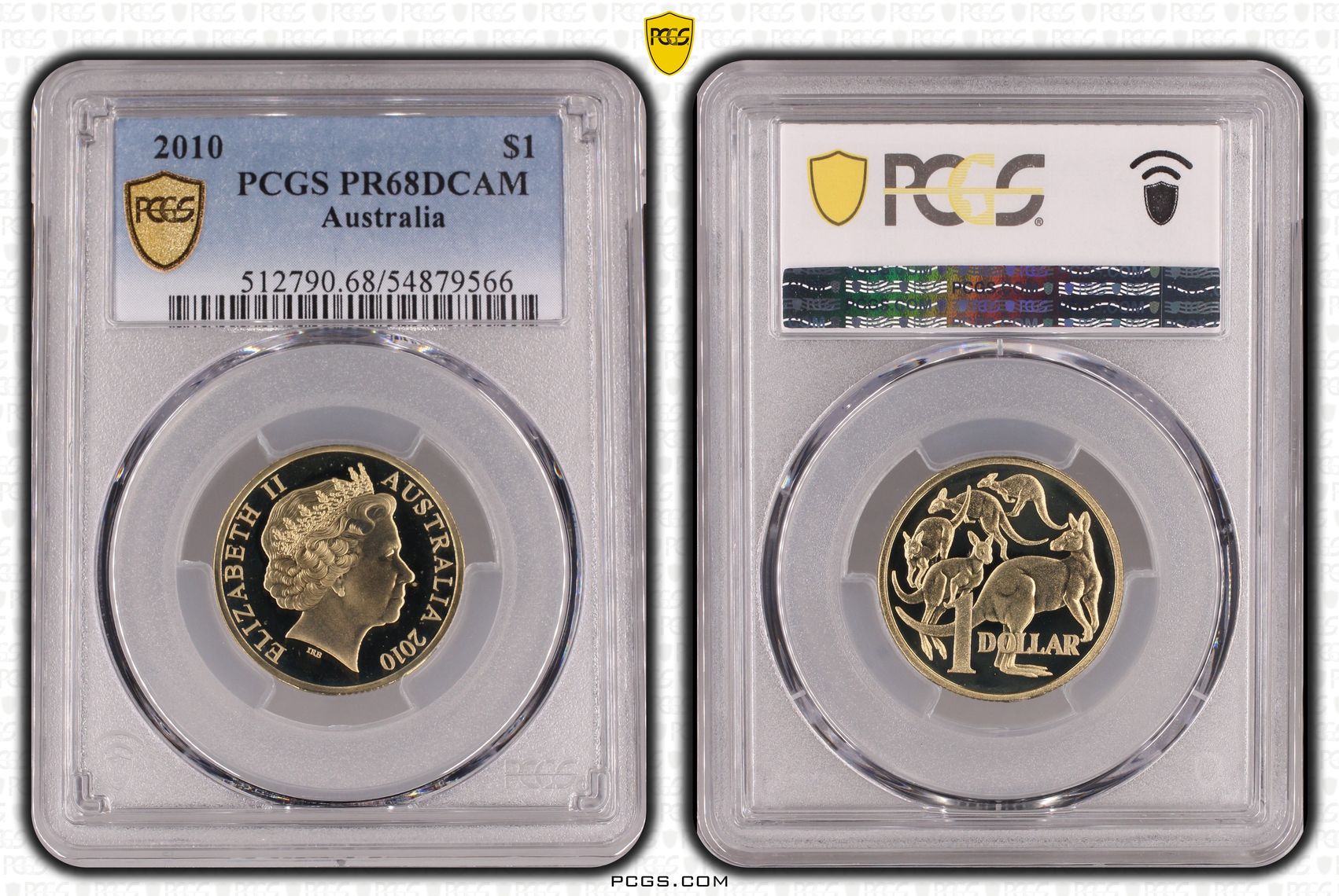 One Dollar, 2010, PCGS PR68DCAM