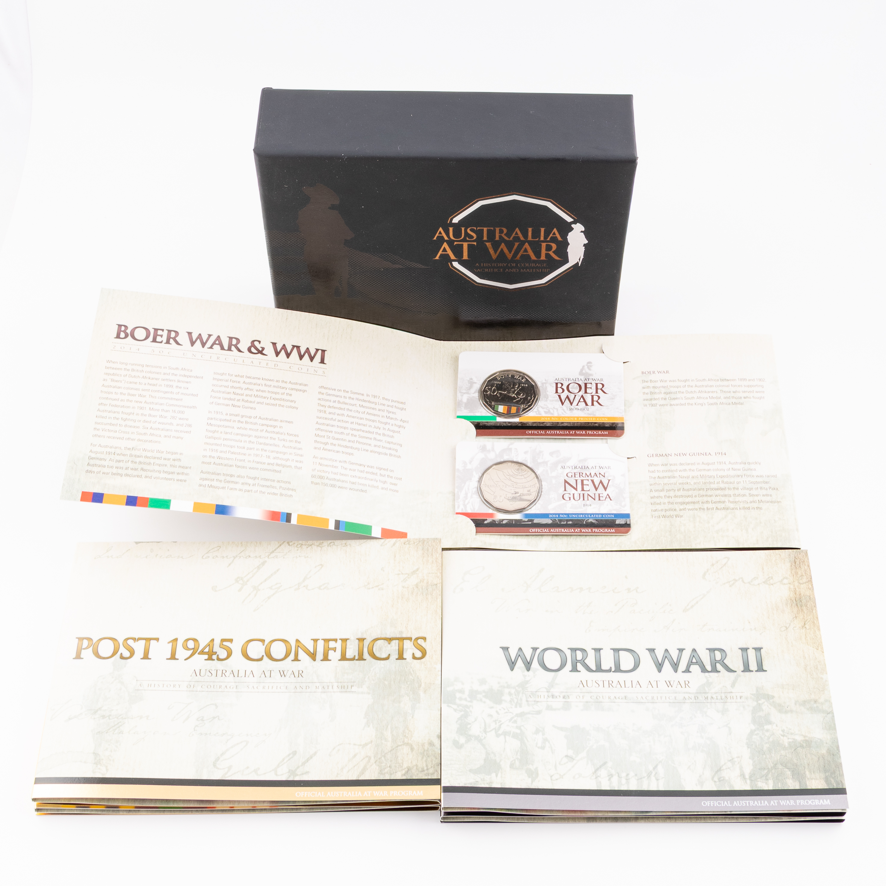 Elizabeth II, Australia At War, Fifty Cents, 2014 - 2016, UNC