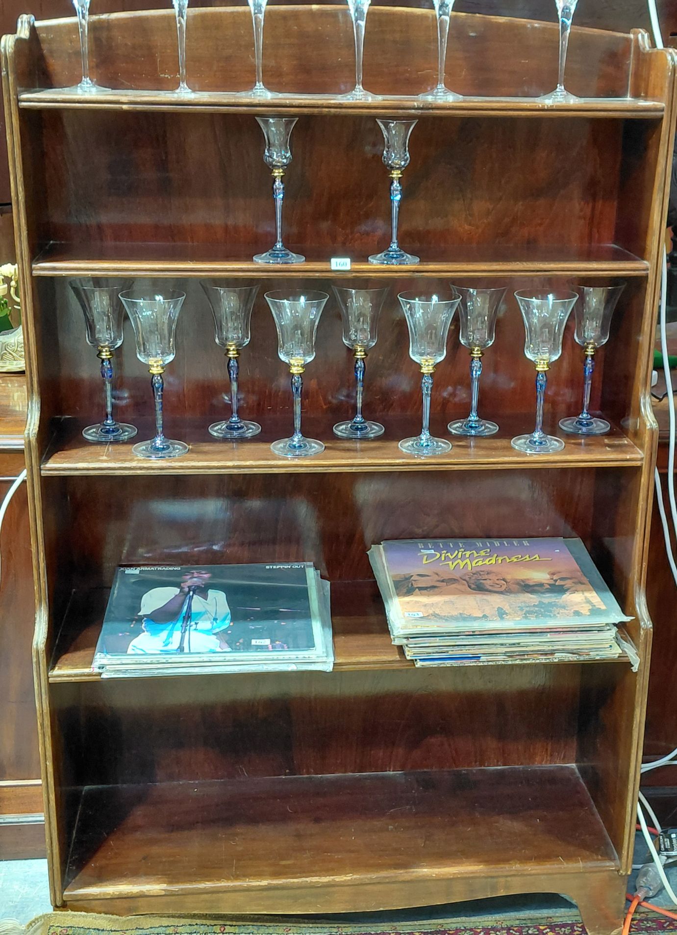 160 · OPEN SHELF BOOKCASE