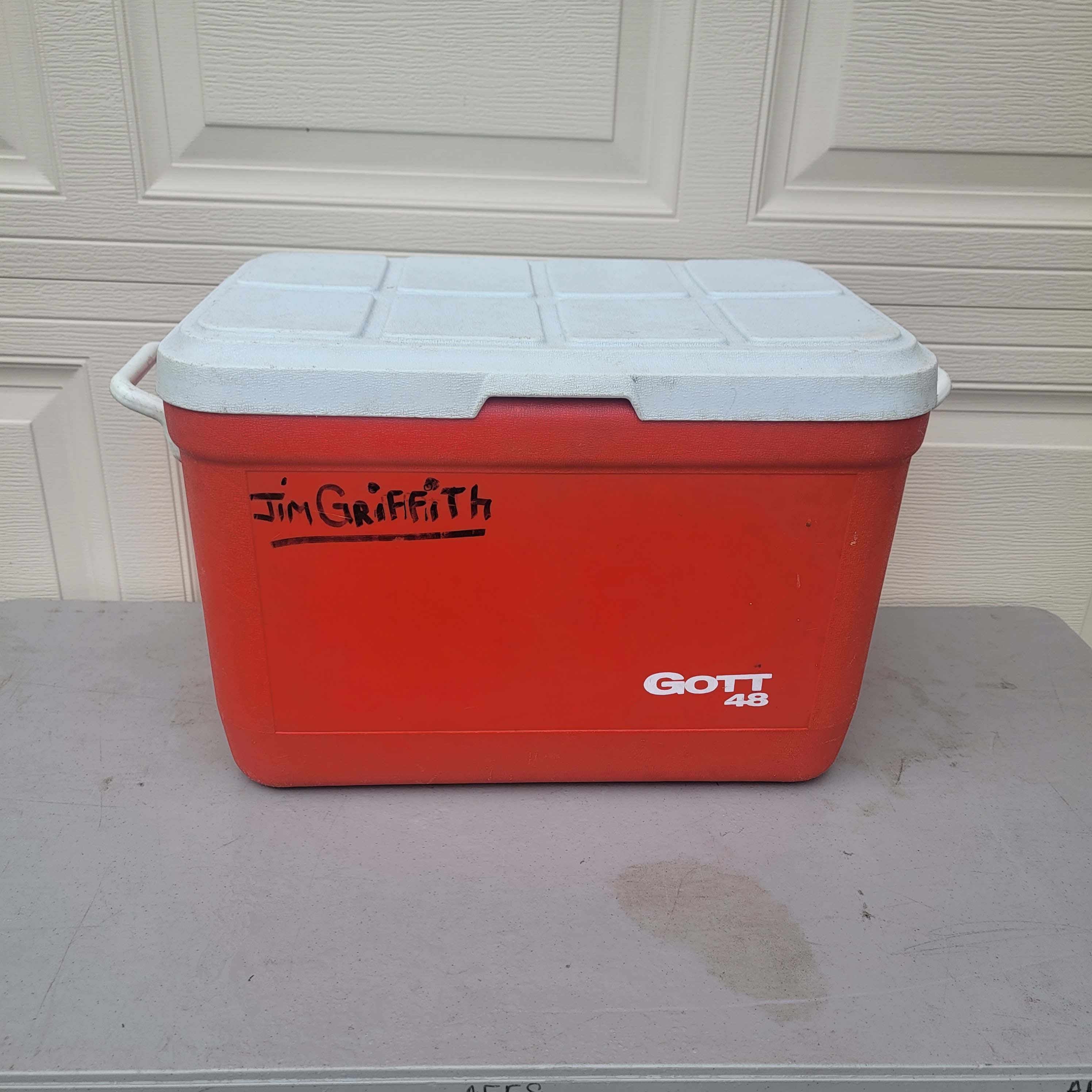 Vintage GOTT Ice Chest Model 1818 Hunting And Fishing Gott Cooler