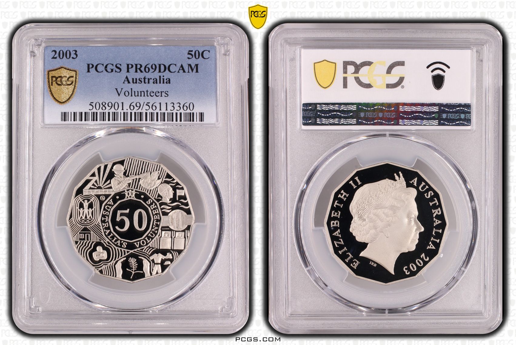 Volunteers, Fifty Cent, 2003, PR69DCAM