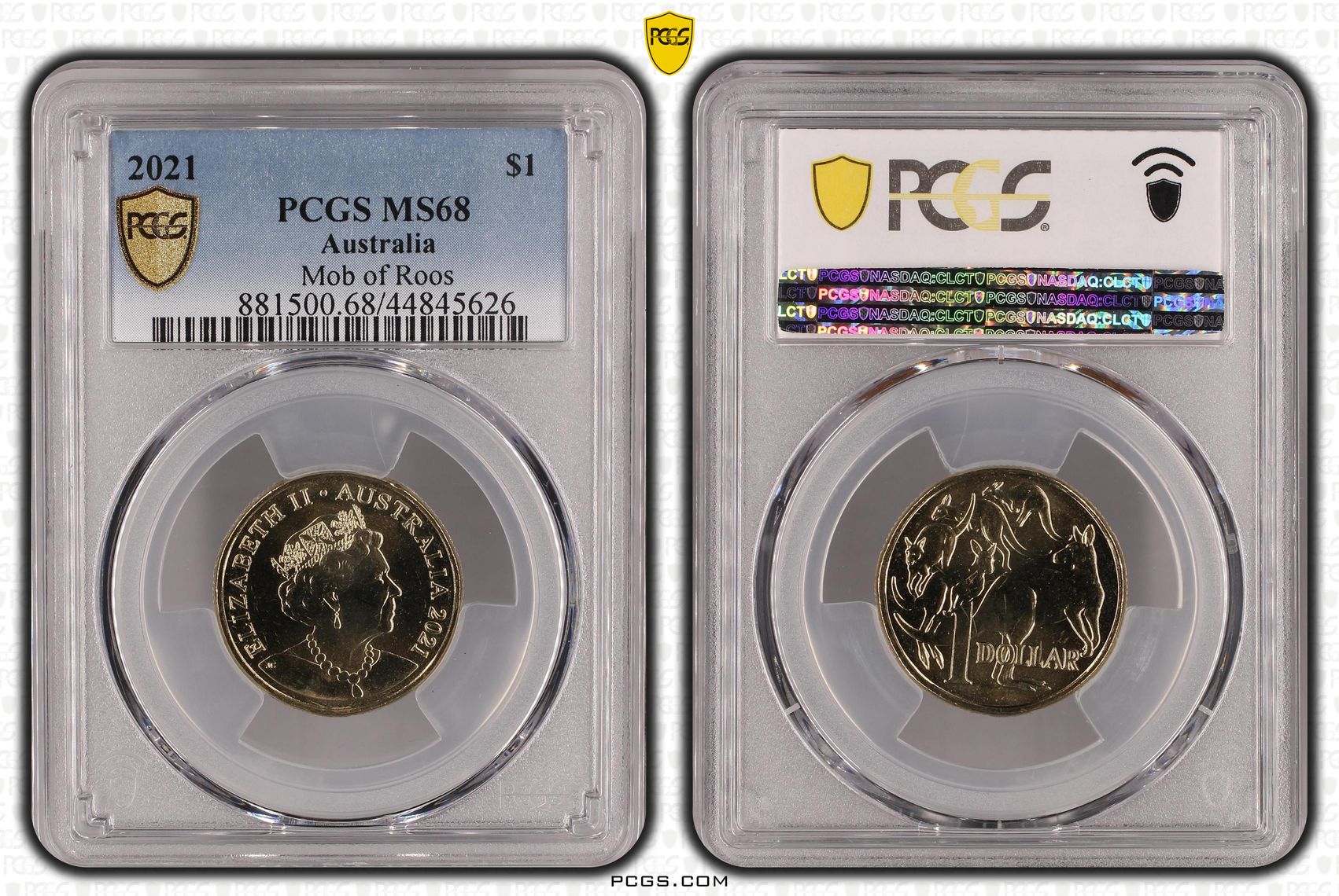 One Dollar, 2021, PCGS MS 68